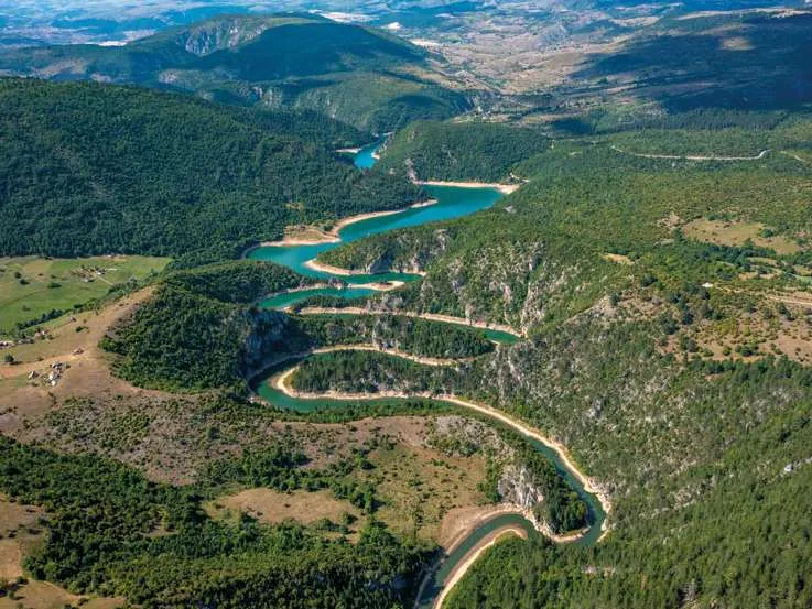 Meandres Cehotina River, Municipality Pljevlja