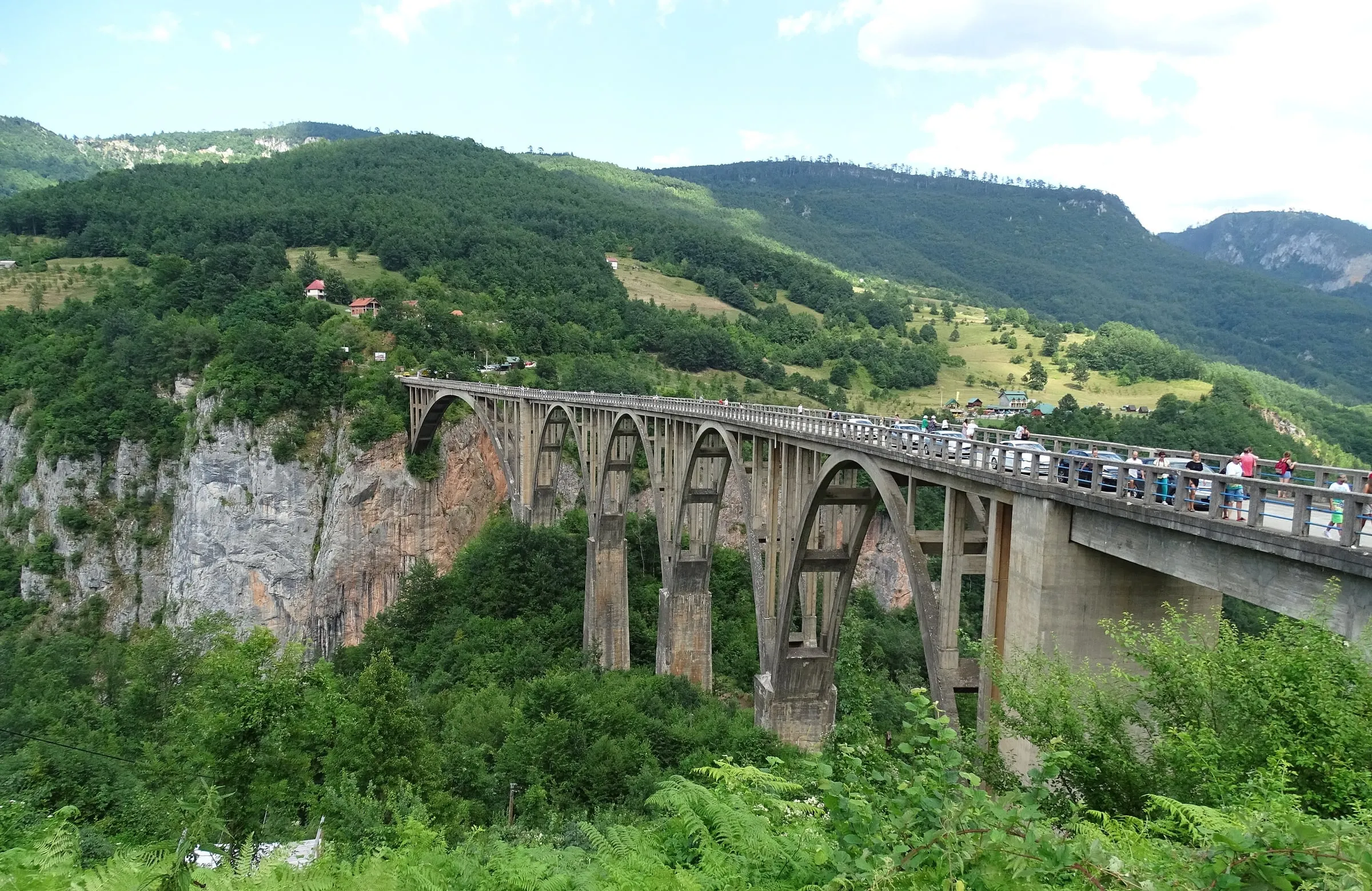 Đurđevića Tara bridge over the Tara canyon